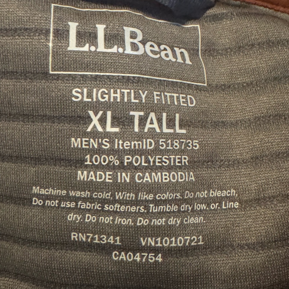 LLBean Airlight Vest XLTall - Picture 3 of 3